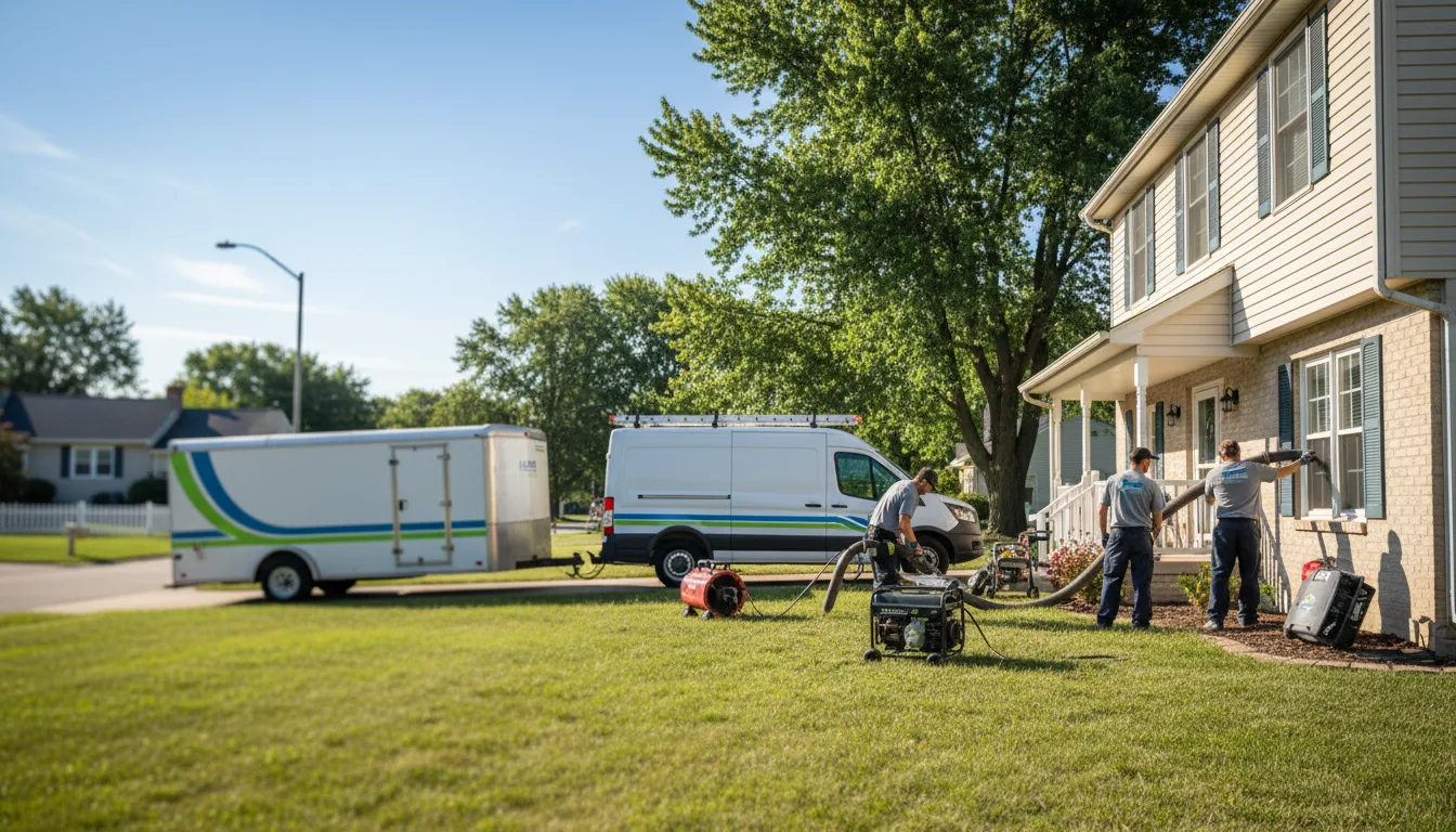 Flooded Basement Restoration And Cleanup With Repair in Kennan, WI near me